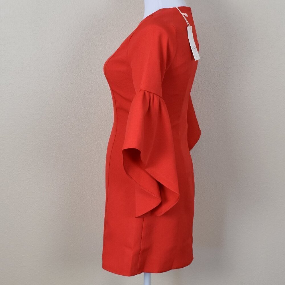 VICI After Work Social Ruffle Sleeve Mini Dress NEW XS - Picture 2 of 7